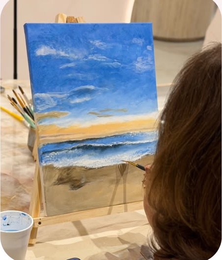 Aulas de pintura em tela e expressão artística